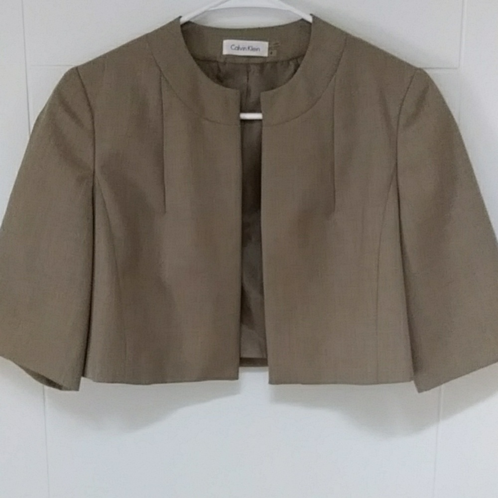 Calvin Klein Dress Coat Cover Cape sz 4